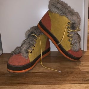 Winter/fall orange boots